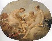 Francois Boucher Cupid and the Graces Germany oil painting reproduction